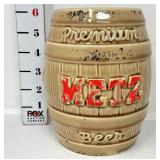 Vintage Metz Brewing Co. Ceramic Beer Keg Bank