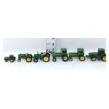(6) John Deere Miniature Tractors
