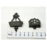 (2) Wall Match Holders