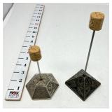 (2) Decorative Receipt Holders