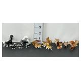 Bone China Miniature Figurines - Skunk, Squirrel,