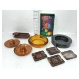 (10) Various Ashtrays