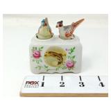 Vintage Pheasant Nodders Salt & Pepper Set