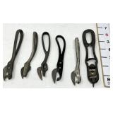 (6) Antique Claw or Lever-Type Can Openers