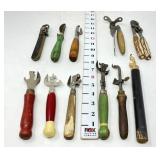 Antique Wooden Handled Openers
