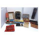 Monopoly Pieces, Dominoes, Anagrams, Checkers &