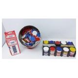 Poker Chips w/Tray & Loose