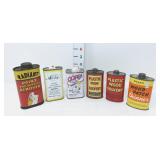 Vtg. Paint, Multi-Purpose & Wood Solvent Tin Cans