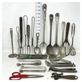 Antique Metal Kitchen Utensils