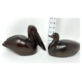 Vintage Ironwood Hand Carved Bird Figurines