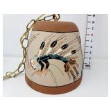Navajo Style Sand Painted Hanging Lamp