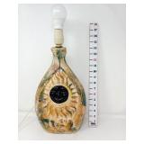 Mexican Folk Art Pottery Lamp Base