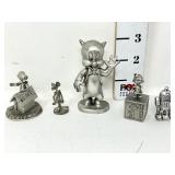 Pewter Cartoon & Fiction Character Figurines