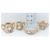 Vintage Lusterware Tea Set w/Extra Sugar