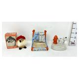 Novelty Ashtrays & Smoking Doll