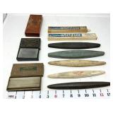 (10) Razor Hones/ Sharpening Stones