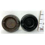 (2) University of No. Iowa UNI Ashtrays