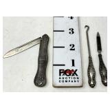 Vintage Womenï¿½s Sterling Silver Pocket Knife,