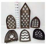 (6) Sad Iron Trivets