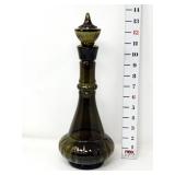 Vintage Dark Olive Jim Beam Genie Decanter (I