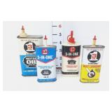 3-In-One Motor, Multi-Purpose & Bolt Oil Tin Cans