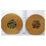 Killer Whale & Thunderbird Myth Red Cedar Plaques
