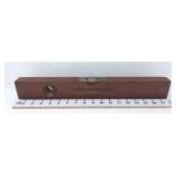 Antique 18" National Tool & MFG Co. Wood/Brass