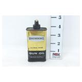 Vtg Browning Ultra-Fine Gun Oil Tin Can