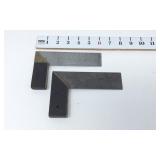 (2) Antique 6" Try Squares - Unmarked