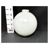 5ï¿½ Milk Glass Lightening Rod Ball