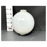 5ï¿½ Milk Glass Lightening Rod Ball