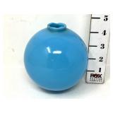 Antique Robin Egg Blue Milk Glass Lighting Rod