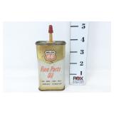 Vtg. Phillips 66 Fine Parts Oil Tin Can Petroliana