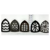 (5) Sad Iron Trivets