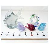 Glass Fish Figurines
