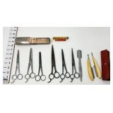 Vintage Sheers and Barber Tools