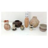 Stoneware & Pottery Vases & Bowl