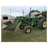 1970 John Deere 4020 Tractor, Diesel, w/148 loader