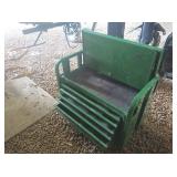 John Deere Green 5 drawer tool chest for pick-up