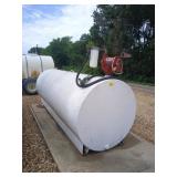 1000 gal fuel barrel w/electric high volume pump