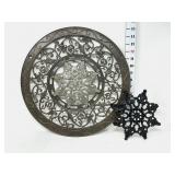Antique Ornate Floor Register 15 3/4ï¿½ & xtra