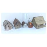 (5) Handmade Birdhouses