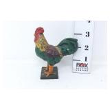 Vintage Cast Iron Rooster Figure