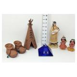 Native American Figurines & Paperweight