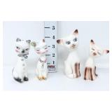 Vintage Ceramic Cat Salt & Pepper Shakers