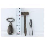 (3) Cast Iron Nut Crackers
