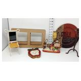 Carriage Lamp Base, Chair Frame & Other Decor