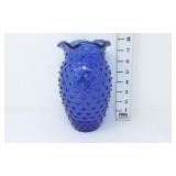 Cobalt Blue Hobnail Vase