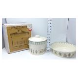 Pfaltzgraff Naturewood Canster & Bowl