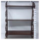 Hanging Wood Plate Shelf